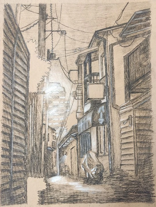 Japanese City Drawing